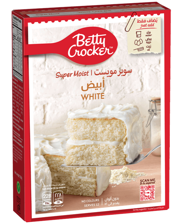 bc white cake mix 510g
