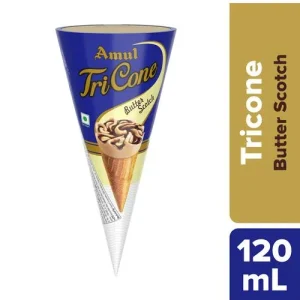 amul butter scotch cone 120ml -