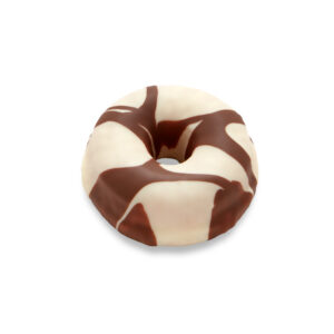 white drizzle donuts - 36pcs/case